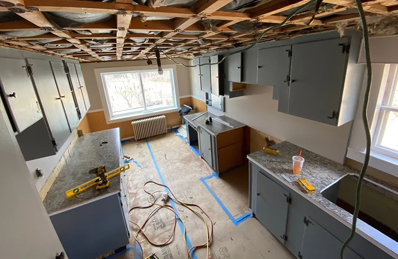 Kitchen before remodel